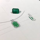 2.70 Emerald Elegance Custom Necklace
