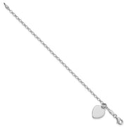 Sterling Silver Heart Child's Bracelet