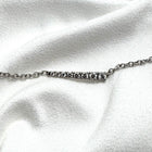 14K White Gold Maple Leaf Diamond Icicle Bracelet 7.5-Inch