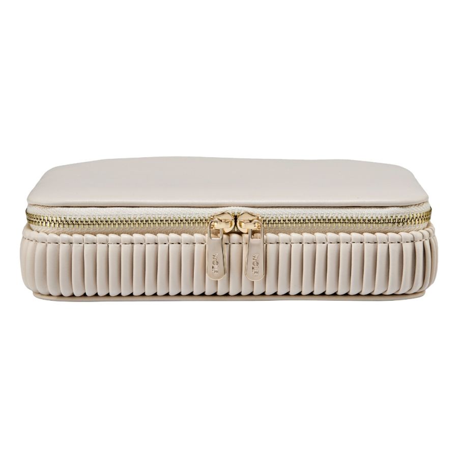 WOLF Bella Jewellery Zip Case Bone
