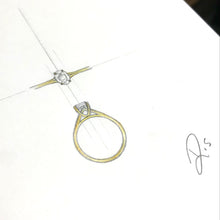 1.21 Hidden Halo Custom Ring