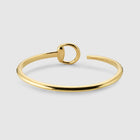 Gucci Horsebit 18K Yellow Gold Cuff Bracelet