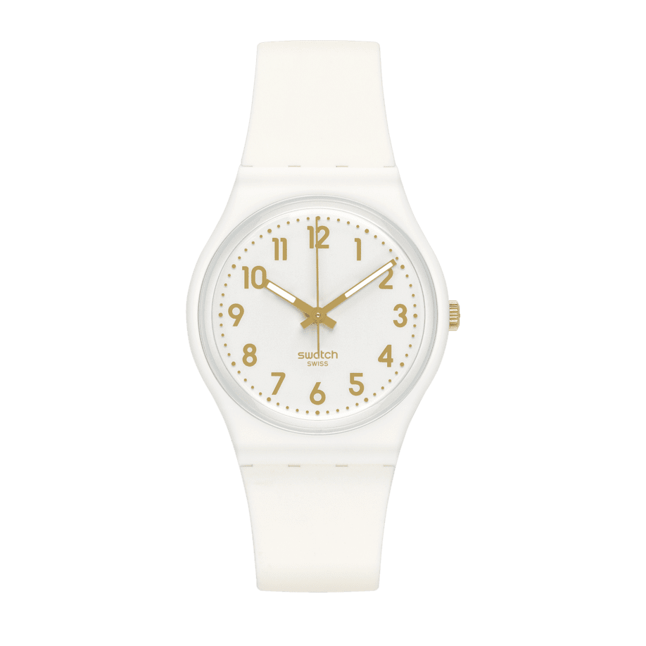Swatch Watch White Bishop 34mm