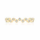 Birks Splash 18K Yellow and Diamond Stacking Ring