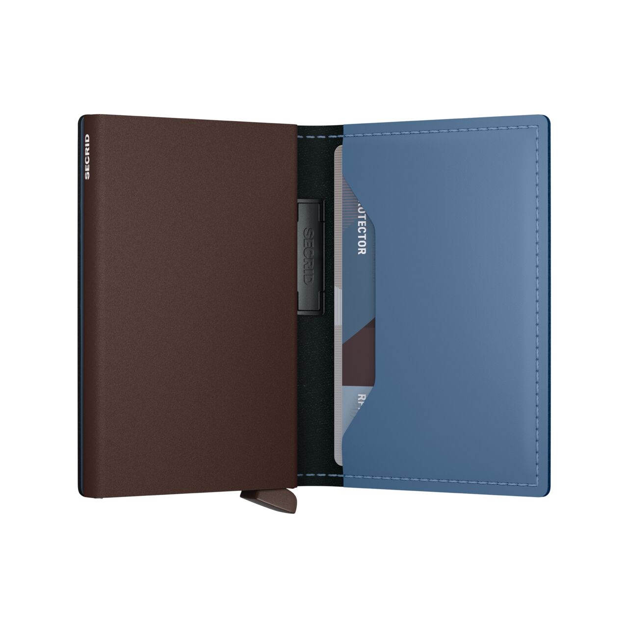 Secrid Bandwallet Matte Steel Blue-Brown