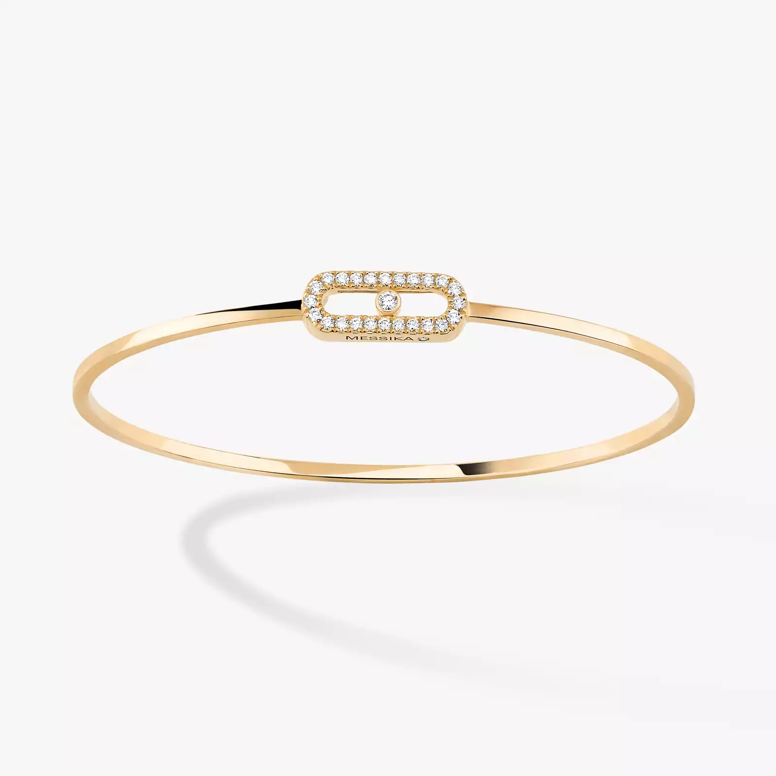 Messika Move Uno Pavé Flex Bangle Bracelet