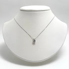1.00ct Lab Grown Diamond Solitaire Necklace in 10K White Gold