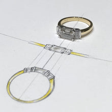 1.54 Emerald Shimmer Custom Ring