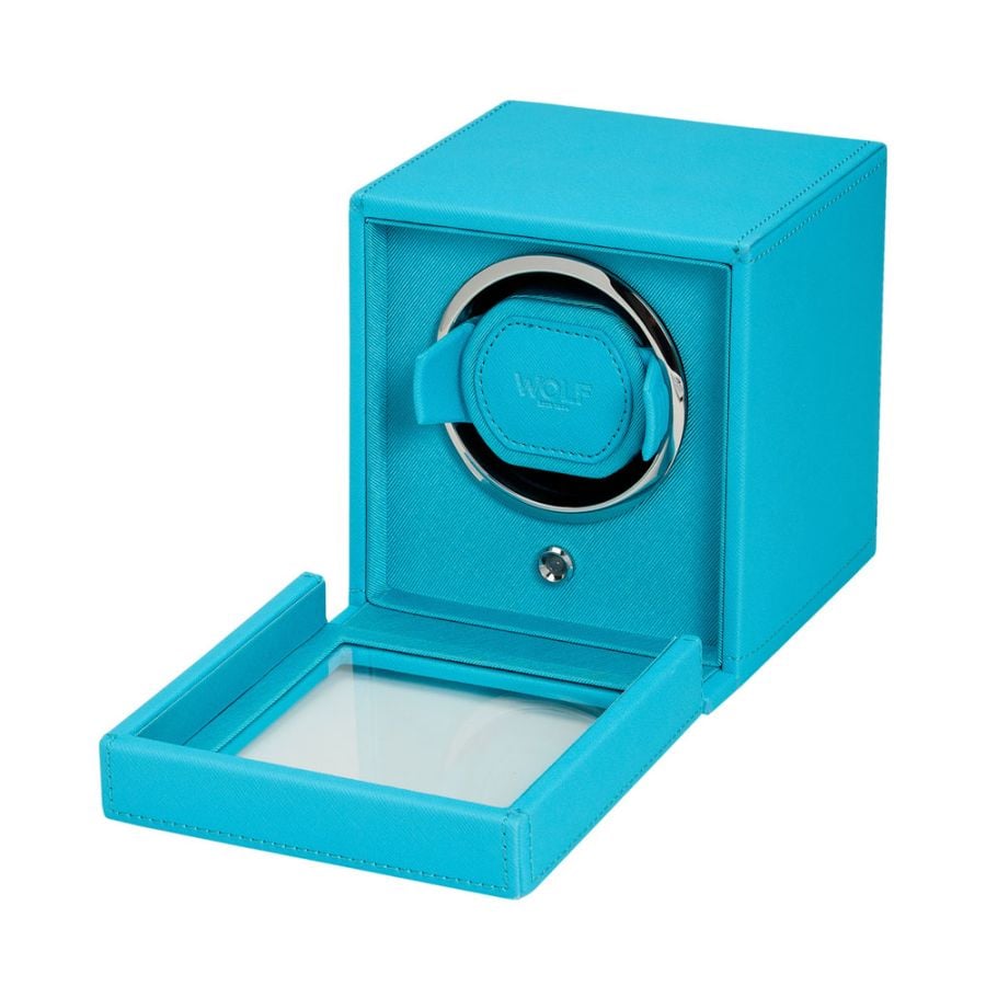 WOLF Single Cub Winder With Cover Tutti Frutti Turquoise