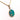 14KY Opal Doublet & Diamonds Pendant