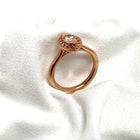 10K Rose Gold 0.23ct Diamond Ladies Ring Size 7