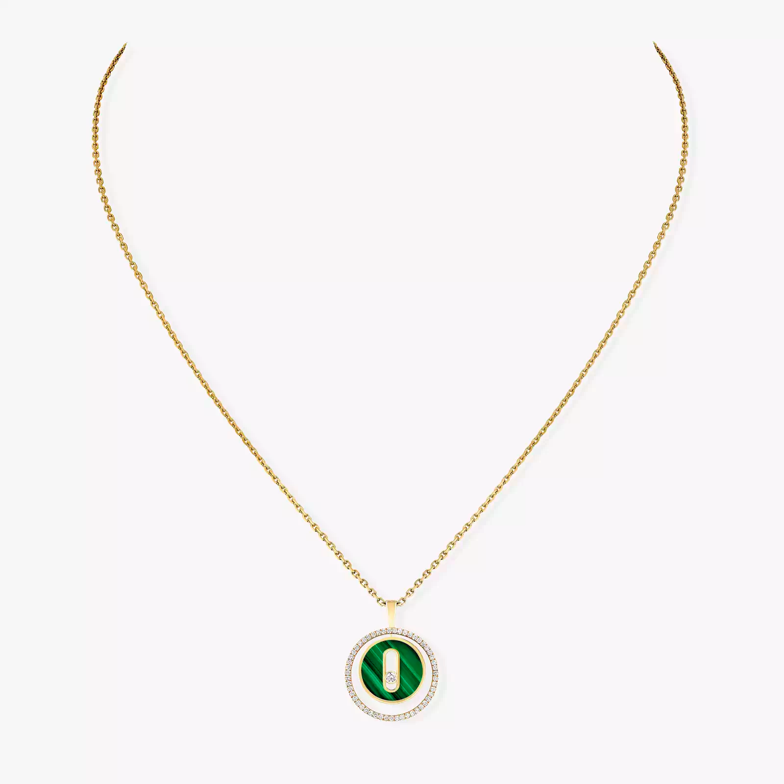 Messika Lucky Move SM Malachite Necklace