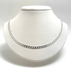 Silver 20 Inch Solid 6.1mm Open Link Necklace