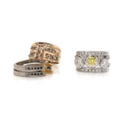 Champagne Trio Custom Ring