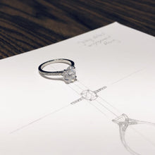 1.34 Oval Embrace Custom Ring