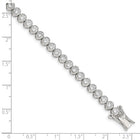 Sterling Silver CZ Tennis Bracelet