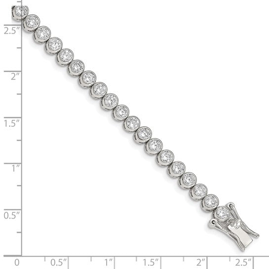 Sterling Silver CZ Tennis Bracelet