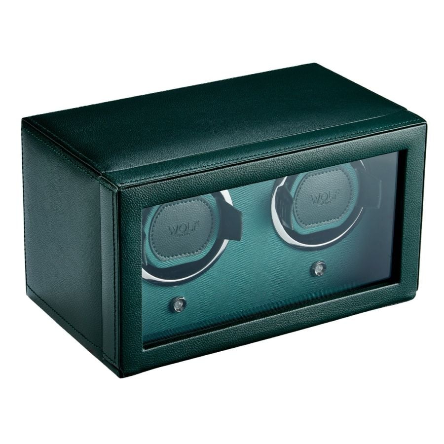 WOLF Double Cub Winder with Cover Green