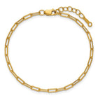 14K Gold Filled 6.5" Paperclip Bracelet (2.5mm)