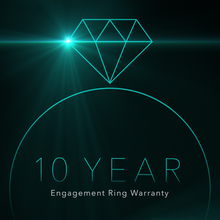 One Love Diamond Engagement Ring In 14KW With Diamond Scarf