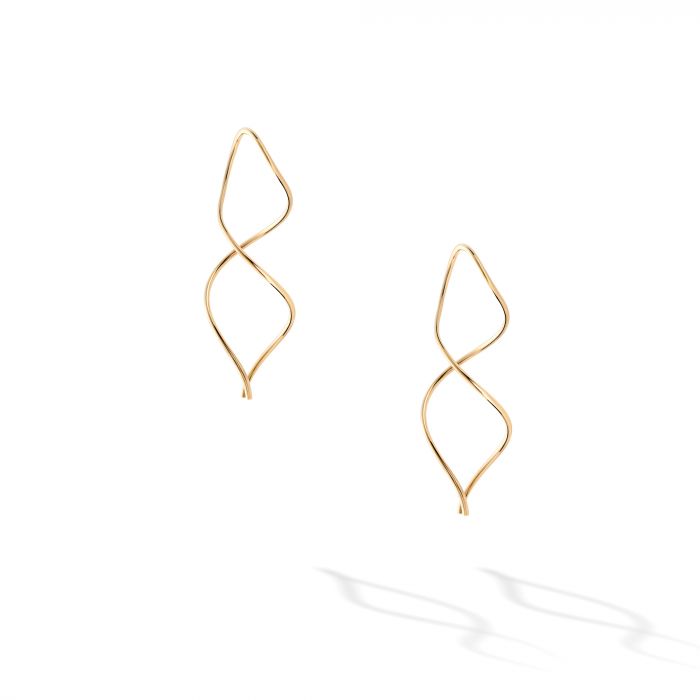 Birks Essentials 18K Yellow Spiral Earrings