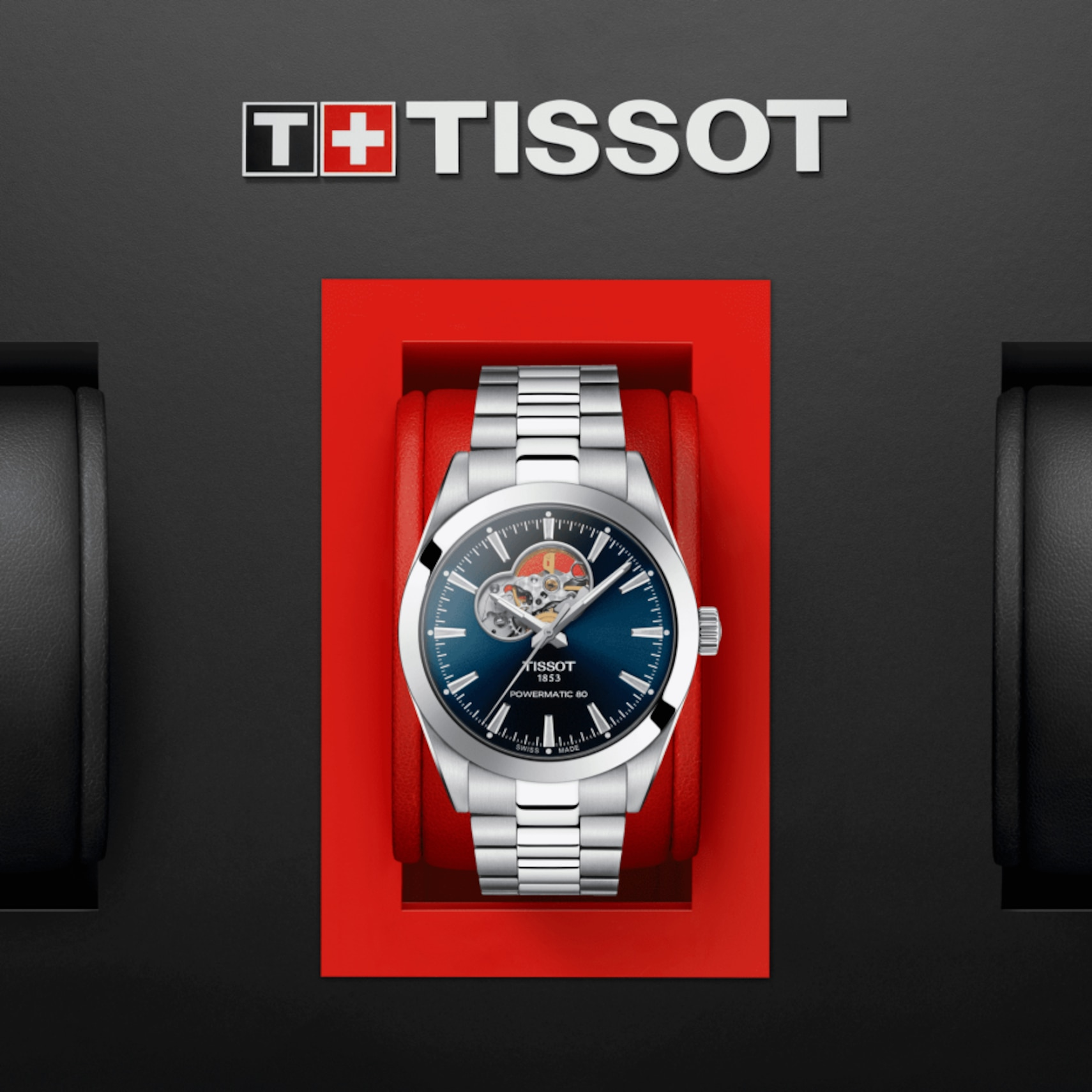 Tissot Gentleman Open Heart Automatic, model #T127.407.11.041.01, at IJL Since 1937