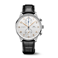 IWC Schaffhausen Portugieser Chronograph, model #IW371604, at IJL Since 1937