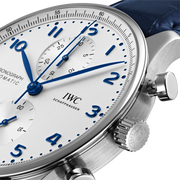 IWC Schaffhausen Portugieser Chronograph, model #IW371605, at IJL Since 1937
