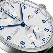 IWC Schaffhausen Portugieser Chronograph, model #IW371605, at IJL Since 1937