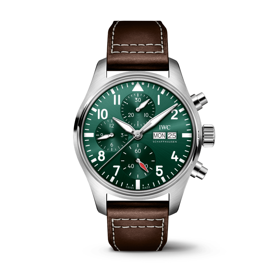 IWC Schaffhausen Pilot's Watch Chronograph 41, model #IW388103, at IJL Since 1937