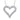 10K White Gold Diamond Heart Necklace