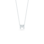 Roberto Coin 18K Diamond Love Letter Necklace "M"