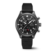 IWC Schaffhausen Pilot's Watch Chronograph 44 "Top Gun", model #IW389101, at IJL Since 1937