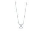 Roberto Coin 18K Diamond Love Letter Necklace "X"