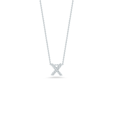 Roberto Coin 18K Diamond Love Letter Necklace "X"