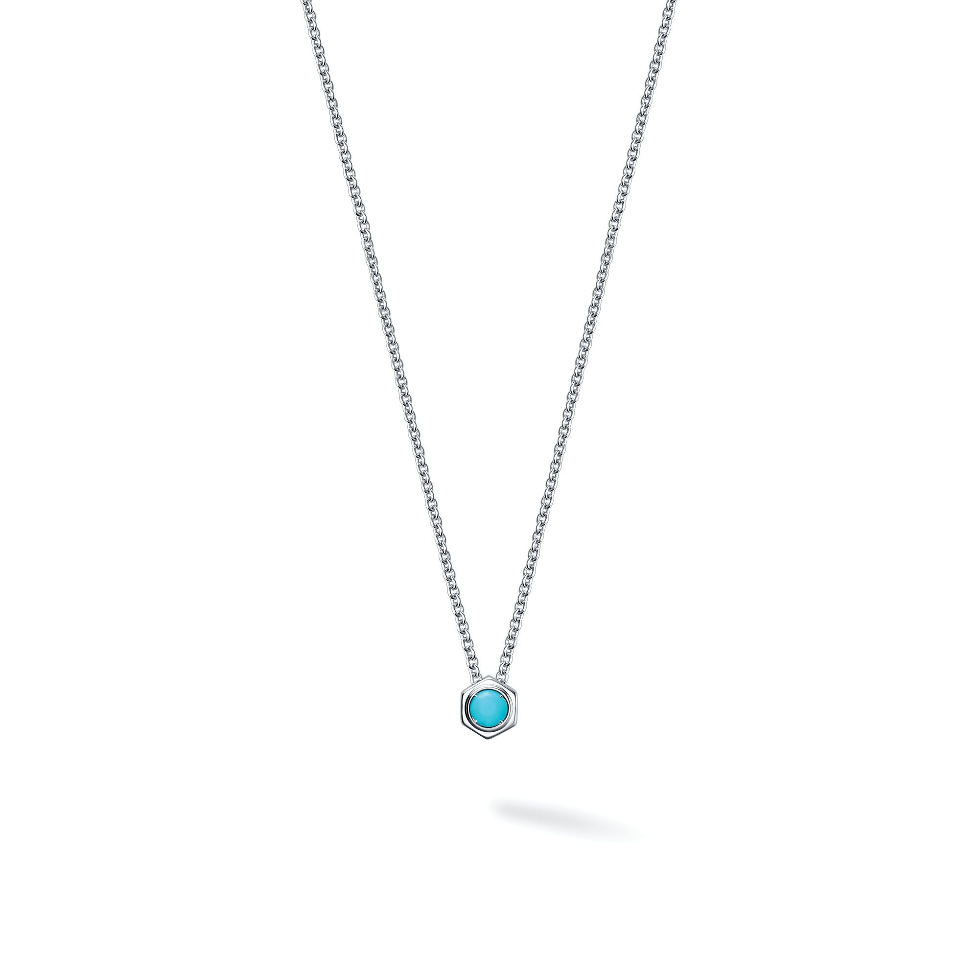 Birks Bee Chic Turquoise and Silver Necklace