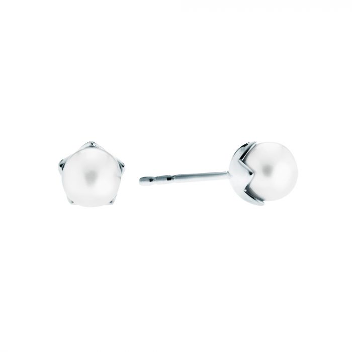 Birks Bee Sweet SIlver and Freshwater Pearl Studs