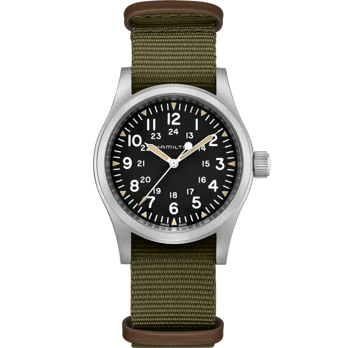 Hamilton Khaki Field Mechanical, model #H69439931, at IJL Since 1937