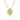 Yellow Gold Plated Silver Snowflakes Pendant with 18'' Chain
