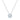 Birks Snowflake Cluster 18K White Diamond Necklace