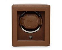 WOLF Cub Single Winder With Cover - Cognac