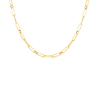 Roberto Coin 18KY Designer Gold Paperclip Chain | 34