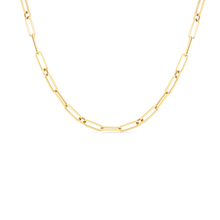 Roberto Coin 18KY Designer Gold Paperclip Chain | 17