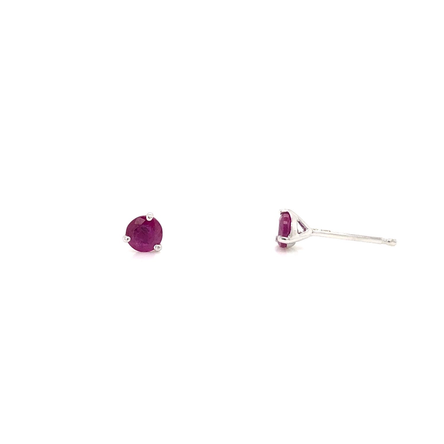 10KW Ruby Stud Earrings