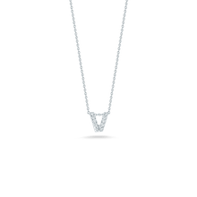 Roberto Coin 18K Diamond Love Letter Necklace "V"