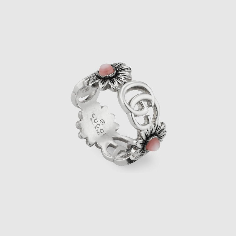 Gucci Double G Flower Ring