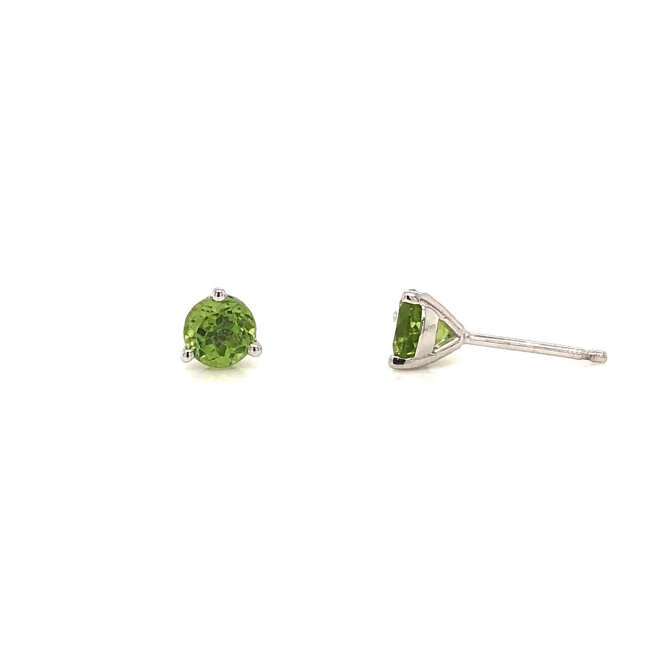 10KW Peridot Stud Earrings