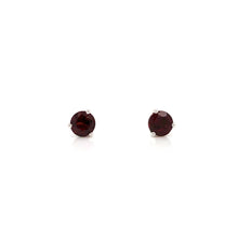 10KW Garnet Stud Earrings