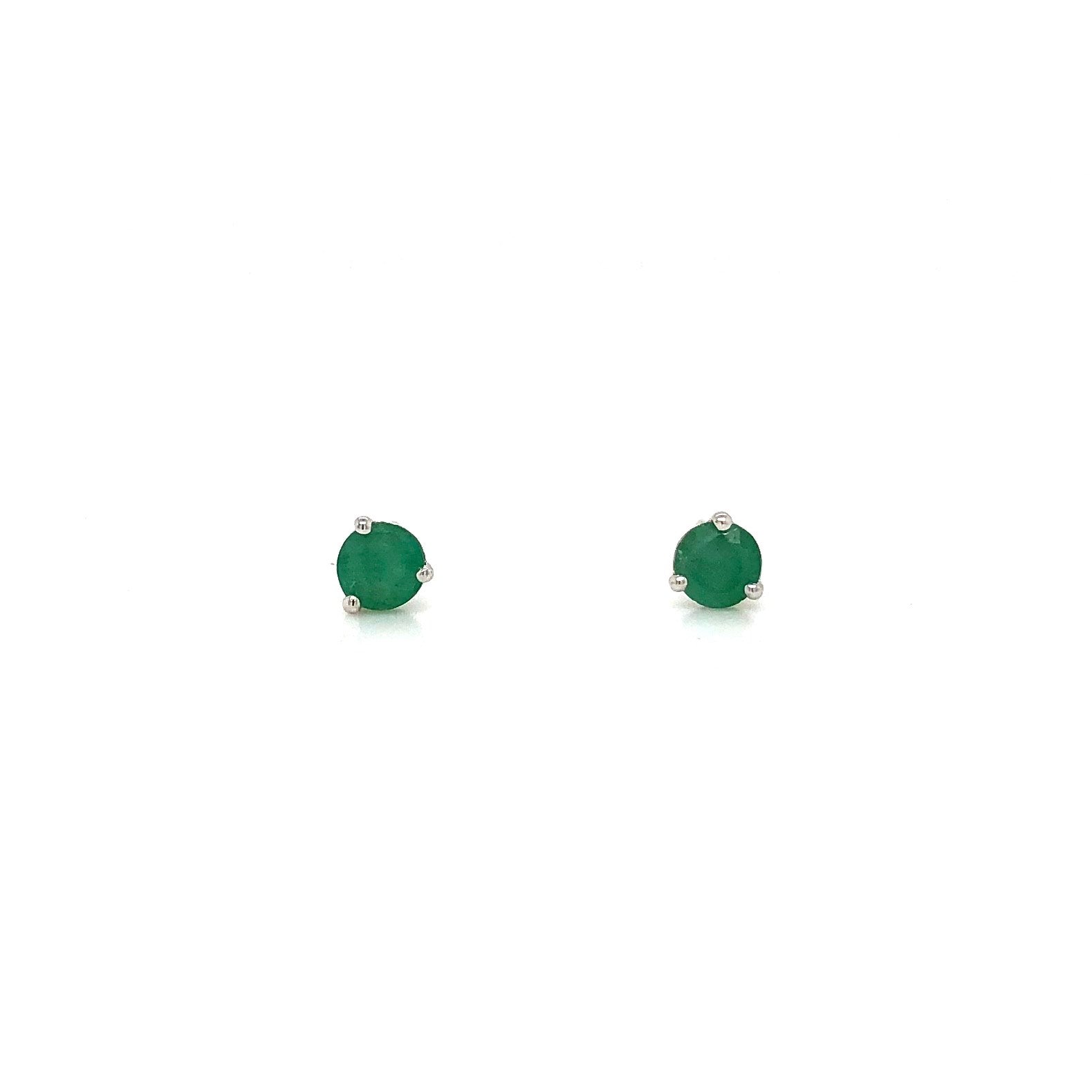 10KW Emerald Stud Earrings