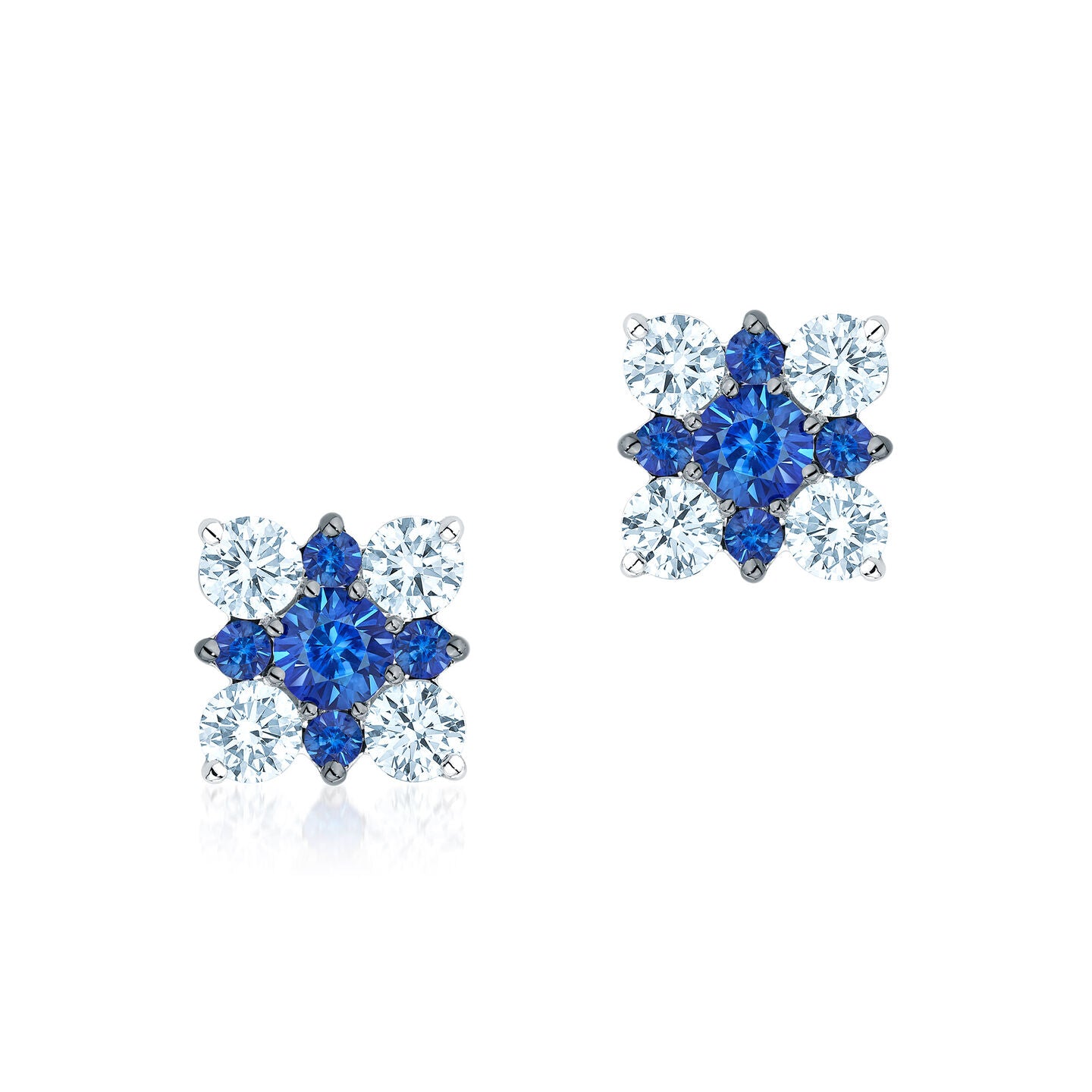Birks Snowflake 18KW Sapphire and Diamond Ear